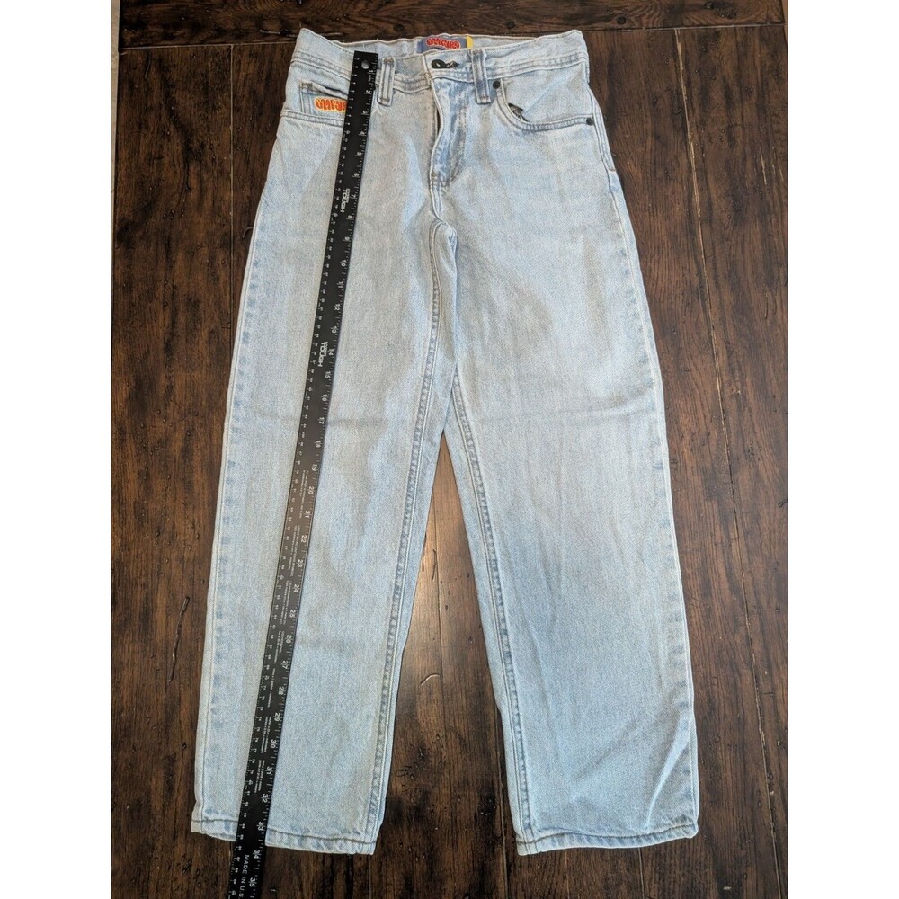 EMPYRE Skater Jeans 25 Light Wash Loose Fit Baggy Denim Y2K Streetwear Mens - Picture 2 of 12
